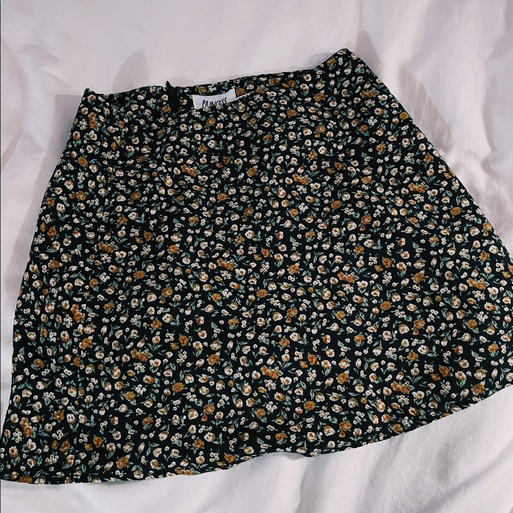 Princess Polly floral mini skirt